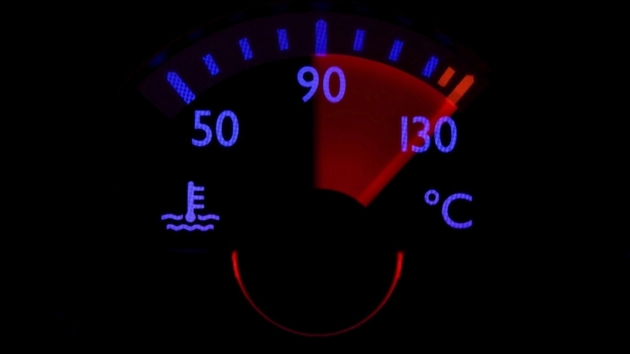 ارتفاع درجة حرارة السيارة