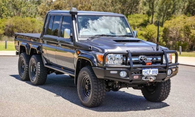 تعرف على شاحنة تويوتا لاند كروزر GXL 6x6 ... ذات محرك الديزل V8