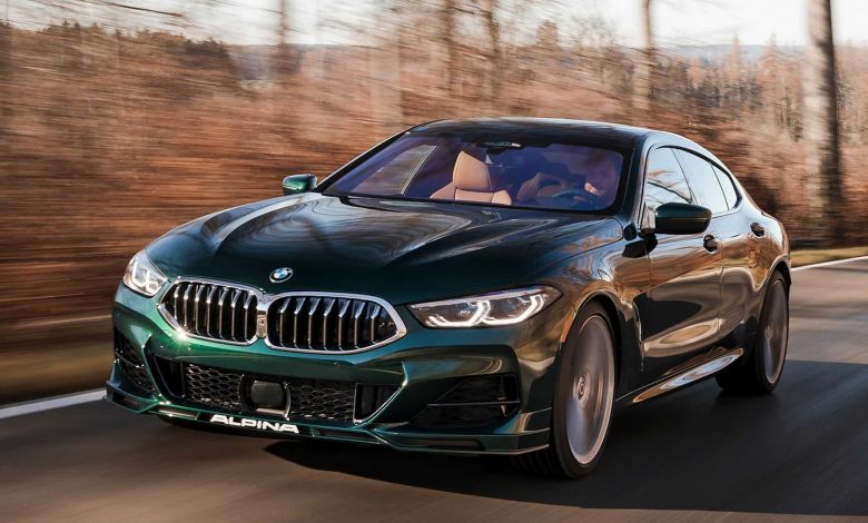 الظهور الأول لسيارة 2022 BMW Alpina B8 Gran Coupe كمنافسة فاخرة لـ M8