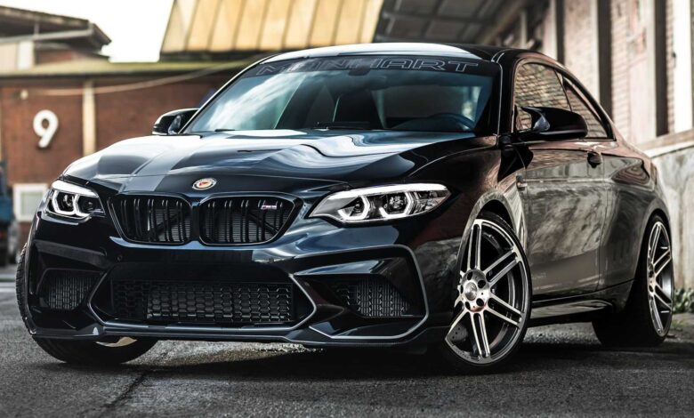 BMW M2 تتفوق على BMW M4 في مقارنه من Manhart