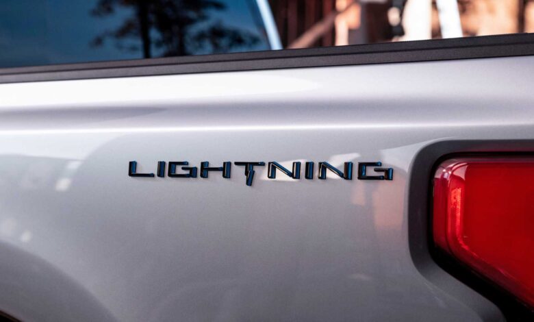 فورد تطلق على F-150 الكهربائية بالكامل اسم Lightni لأول مرة في 19 مايو