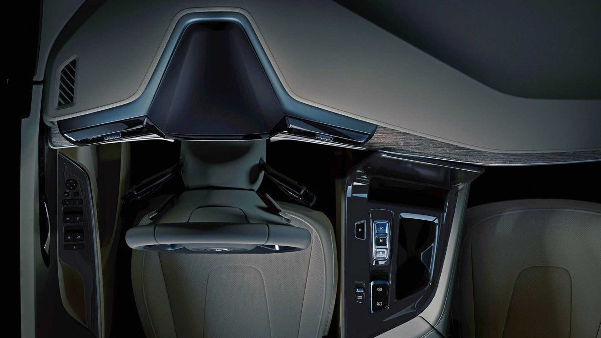 هيونداي التصميم الداخلي للسيارة 2022 Custo Minivan مع شاشة كبيرة