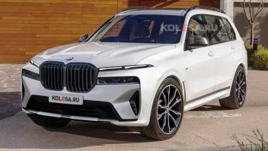 2023 BMW X7 تظهر بدون تمويه لتكشف عن الوجه البري