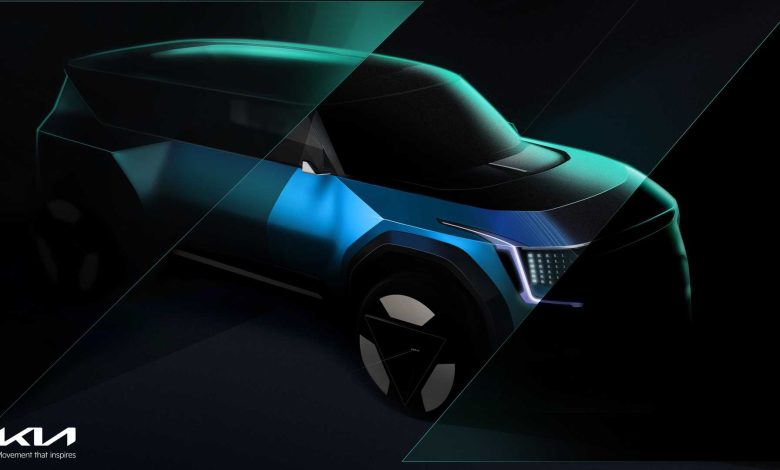 كيا Concept EV9 تظهر رسميًا كسيارة SUV كهربائية كبيرة